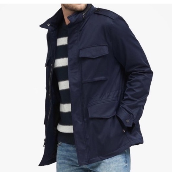 Banana Republic Navy Water Resistant Field Jacket